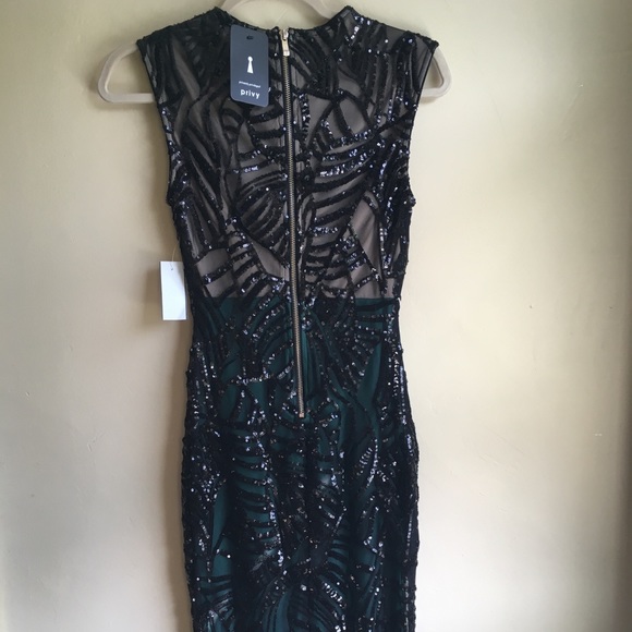 SEQUINED BODY-CON DRESS - Picture 3 of 6